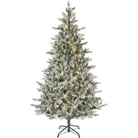 Everlands Sapin de Noël « Allison » avec des lumières, 180 cm (180 cm)