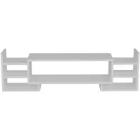 Skye Decor , Sema - White, meuble TV, blanc, 100 % PANNEAUX DE COUVERTURE EN MÉLAMINE, 115 x 29,6 x 38,2 cm