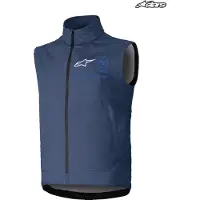 Alpinestars Gilet de motocross Techstar Softshell, bleu marine, L