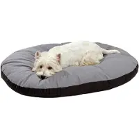 Karlie Oval Doc Bed Cushion Noir,Gris 50 x 40 x 8 cm