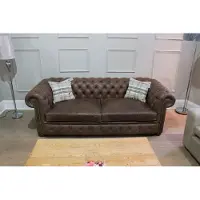 AEA Chesterfield 3 Sitzer XXL Polster Sitz Couch Sofa Garnitur Big Couchen 2016-26