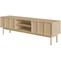 Selsey Neksto - Buffet TV avec 2 tiroirs, aspect chêne, 170 cm
