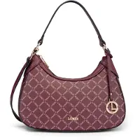 L.credi sac à épaule sac à épaule bandoulière Filiberta Hobo Bag Cherry Shade bordeaux