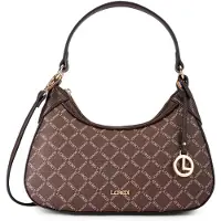 L.credi sac à épaule sac à épaule bandoulière Filiberta Hobo Bag Chocolate marron foncé