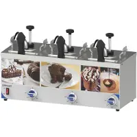 Casselin Distributeur à Sauce Avec Pompe Et Bec Chauffant Triple -