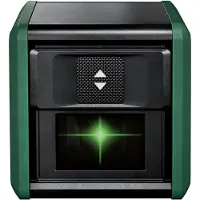 Bosch Laser à ligne verte Quigo (Livré avec 2 piles, 1 pince universelle MM2 et 1 adaptateur de montage)