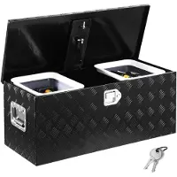 Vevor Boîte à outils pour camion en alu 899 x 370 x 370 mm