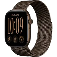 Apple Watch Series 12 GPs 46mm - Bronze Sombre Aluminium Case Milanese Loop S/m