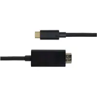Deltaco Câble USB-C vers HDMI, 4K, HDCP, 1 m - Noir