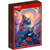 Alipson Puzzle Puzzle Chats de l'Arc-en-Ciel - 1000 pièces