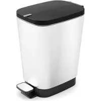 Kis Poubelle à Pédale 6l Inox Ouverture Hygiénique Et Seau Inox Amovible - Générique