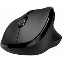 Powerton Souris sans fil ergonomique ERGO CLOE, 6 boutons, 1600 DPI, noire