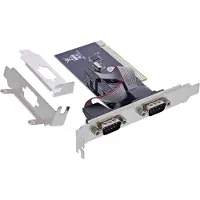 InLine Carte d'interface, 2x 9 broches série, PCI