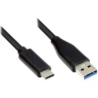 EXSYS EX-K1584-3.0 Câble USB 3 m USB 3.2 Gen 1 (3.1 Gen 1) USB A USB C Noir (EX-K1584-3.0)