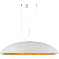 Lyora Lampe à suspension XXL Canoe ovale 117 cm