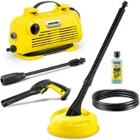 Kärcher Nettoyeur haute pression K 2 Horizontal VPS Home, 110 bars, 360 l/h, kit Home