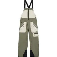 Armada - Salopette de ski/snowboard imperméable et respirante - Grands 3L Bib Swamp en Nylon - Taille L - Kaki
