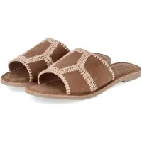 Bullboxer , sandales pour femmes, couleur marron, en cuir, taille : 42