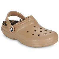 Crocs Sabots Classic Lined Animal Clog femmes - Marron - 39 / 40