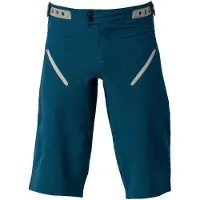 Dirtlej Hommes, Pantalon de cyclisme, Short de VTT Trailscout Blacklabel (XL), Gris, Bleu