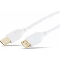 S-Impuls S/CONN maximum connectivity Rallonge USB High Speed 2.0, A mâle vers A femelle, contacts dorés, USB 2.0, blanc, 3,0m (77123-W)