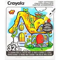 Crayola Livre de coloriage « Maison de campagne chaleureuse »