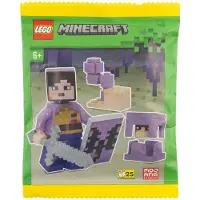 LEGO Minecraft Paperbag - Guerrier final avec Shulker & plante Chorus Mini kit de construction pour