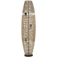 HOME DELUXE Lampadaire en jute KIKO - Naturel | Lampadaire Lampe sur pied Lampe de sol