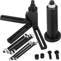 Vevor Outil Séparateur de Carter Garage Reparation Auto Extracteur de Carter Réglable à 360 Degrés Extracteur Carter Moteur 2 et 4 Temps Extracteur de Vilebrequin avec Boulons de Fixation 30x10x13cm