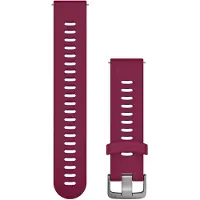 Garmin - Bracelet de remplacement/changeable - Bracelet de remplacement 20mm silicone rouge cerise - 010-11251-1C