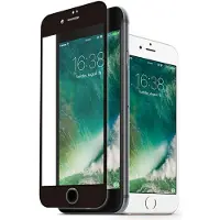 KMP Verre de protection (1 pcs, Apple iPhone 7), Téléphone portable : film de protection, Noir