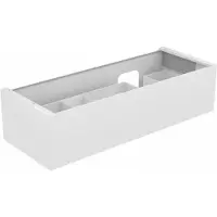 Keuco EDITION 11 Meuble sous-lavabo pour lavabos encastrables, 1 tiroir frontal, position du lavabo à droite, 1400x350x535mm, 31266180000