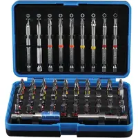 Bgs Jeu d’embouts couleur 71 pièces (Clé Allen, Fente de vis)