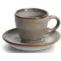 Zeller Set à espresso, Tasse, Marron