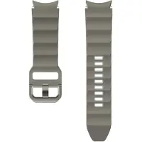 Samsung Rugged Sport Band 20mm S/M - grey (20 mm, Fluoroélastomère), Sangles de montre, Gris