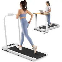 Nikcorp Tapis de course électrique pliable pour la maison | 1-12 km/h | 120 kg | Silencieux