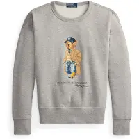 Ralph Lauren pour homme. 710B27080001 Sweat Vintage Fit avec Polo Bear gris (M), Casuel, Coton