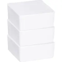 Wenko 3 Cube Déshumidificateur Recharge 3x 1,0 kg, Déshumidificateur, Blanc