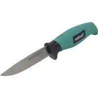Wolfcraft Couteaux d'extérieur, lame dentée, 95 mm - 4086000