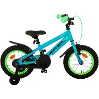 Volare Vélo enfant Rocky - Garçons - 14 pouces - Vert