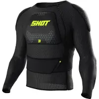Shot Race Gear Veste de protection Shot Airlight, noir/jaune fluo, L