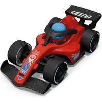 Lena 04300, Voiture de course, 2 ans, Bois, Multicolore, Rouge