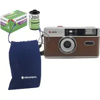 Agfa Kit d'appareil photo argentique 35 mm (pellicule couleur + batterie)