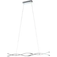 Eglo Lasana 2, flexible, chrome, blanc, blanc, aluminium, plastique, acier, plastique, d'intérieur