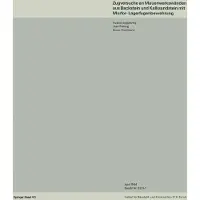 Sonstige Verlage Essais de traction sur des murs en maçonnerie de briques et de briques silico-calcaires avec l'armature de joints d'assise Murfor