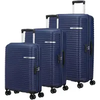 American Tourister set de valises - 3 piece Liftoff set - bagage à main + M/L - Midnight blue