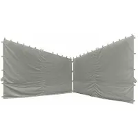 Siena Garden Parties latérales pour pavillon Berlino 3x3 m, gris