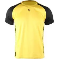 Ho Soccer Maillot de football , modèle Akademia, couleur jaune, en polyester, couleurs disponibles : uni, pour adultes