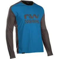 Northwave Hommes, Maillot de cyclisme, Edge (L), Bleu, L