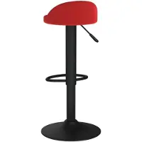 vidaXL Tabouret de bar rouge vin velours